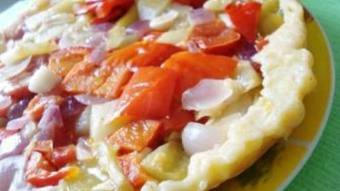 тарт татен с овощами