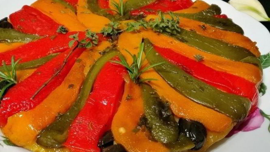 Рецепт тарт татен с перцами