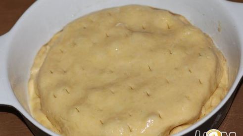 тарт татен с шампиньонами