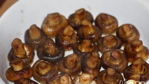 тарт татен с шампиньонами