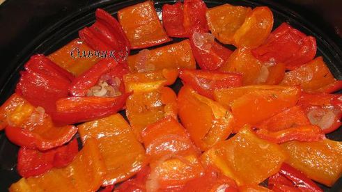 тарт татен со сладким перцем