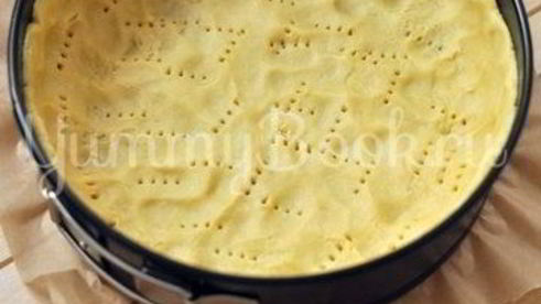 яблочный тарт с ревенем