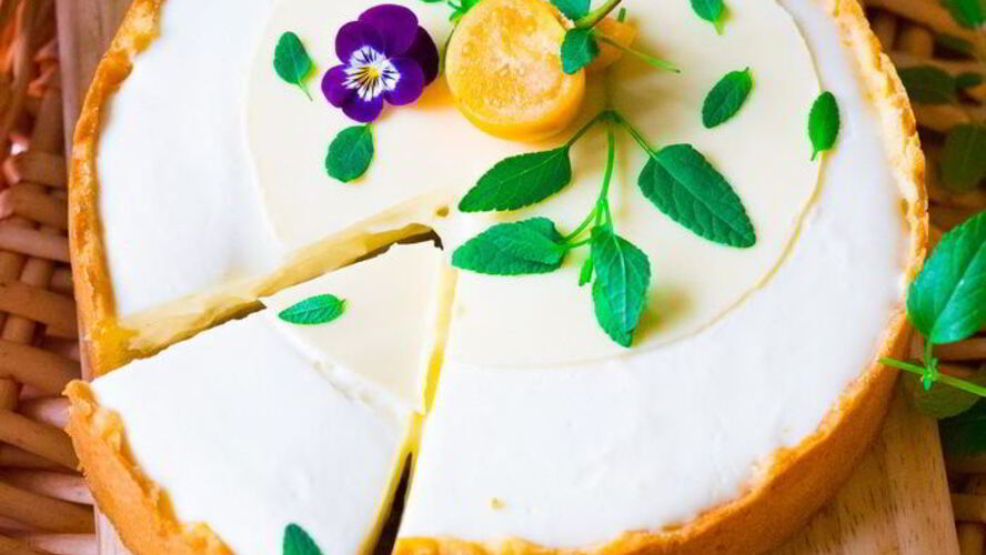 Рецепт яблочный тарт с воздушным кремом