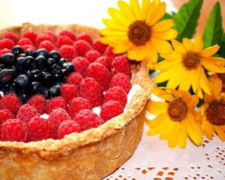 Ягодная тартинка