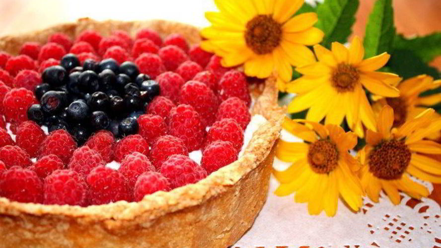 Рецепт ягодная тартинка