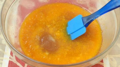 тыквенное желе с меренгой