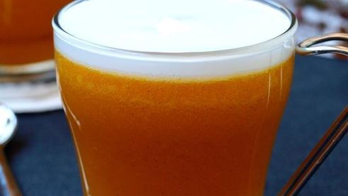 тыквенное желе с меренгой