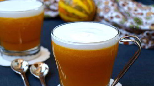 тыквенное желе с меренгой