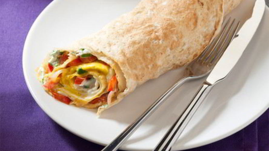 Рецепт глазунья в лаваше