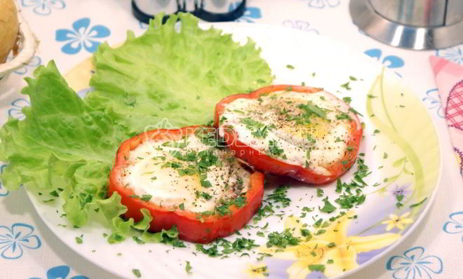 Глазунья в перце