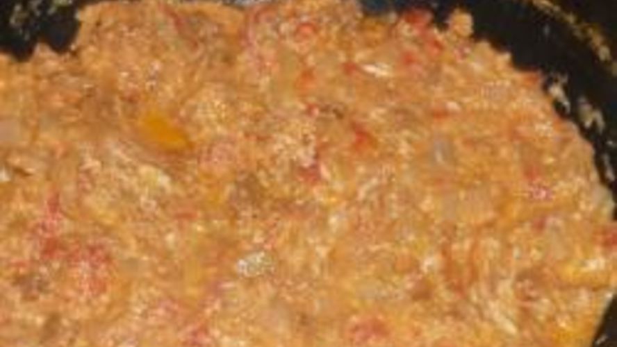 Рецепт яичница с лисичками