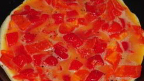 яичница с зеленью