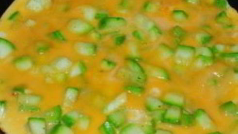 яичница с зеленью