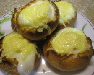 Яичница в булочке