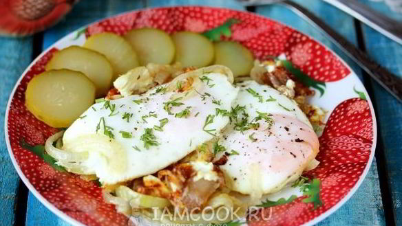 Рецепт Яичница в мультиварке