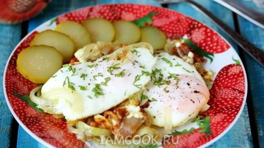 Рецепт яичница в мультиварке