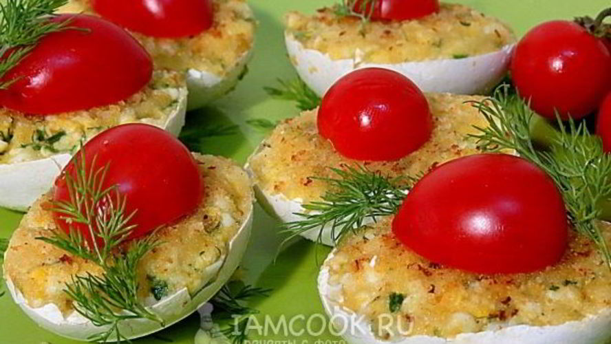 Рецепт яйца, жаренные в скорлупе