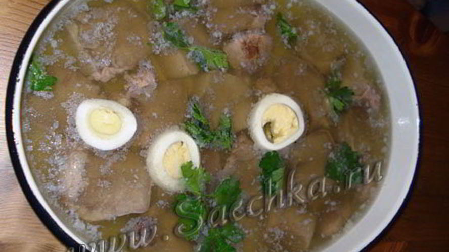 Рецепт языка заливного