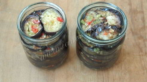 закуска из баклажанов на зиму огонек