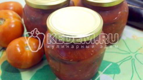 закуска из баклажанов на зиму