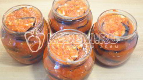 закуска из баклажанов на зиму