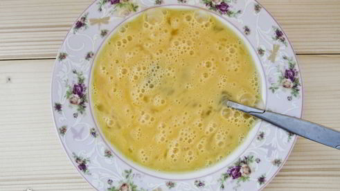 закуска из жареных кабачков с помидором