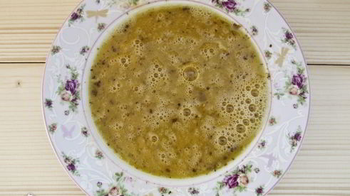 закуска из жареных кабачков с помидором