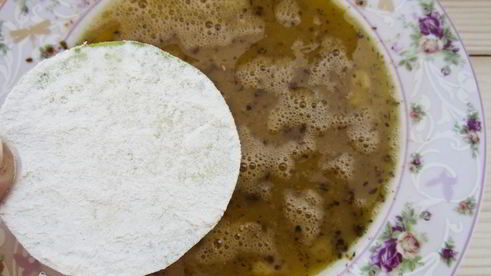 закуска из жареных кабачков с помидором