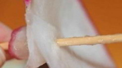 закуска красный цветок из редиса