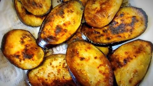 закуска павлиний хвост из баклажан быстро и просто