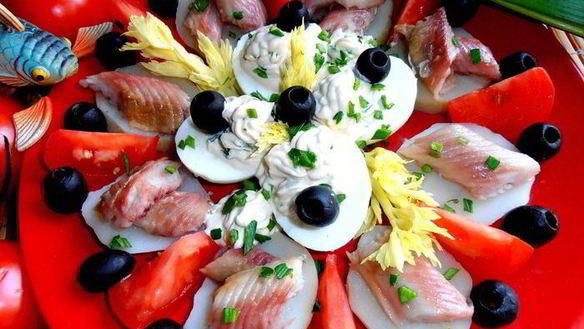 Рецепт Закуска Селедочное счастье