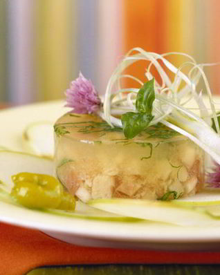 Заливное из курицы