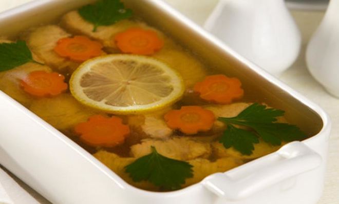 Заливное из семги