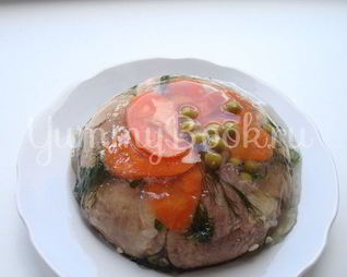 Заливное из языка