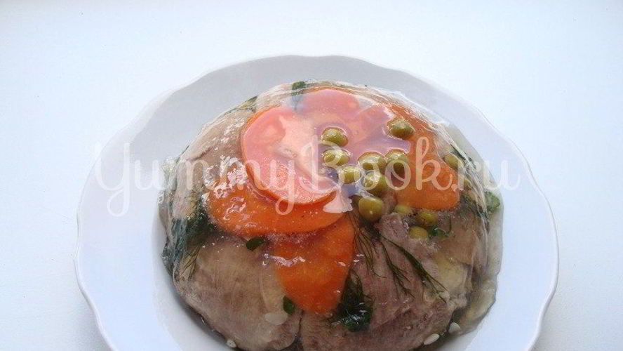 Рецепт заливное из языка