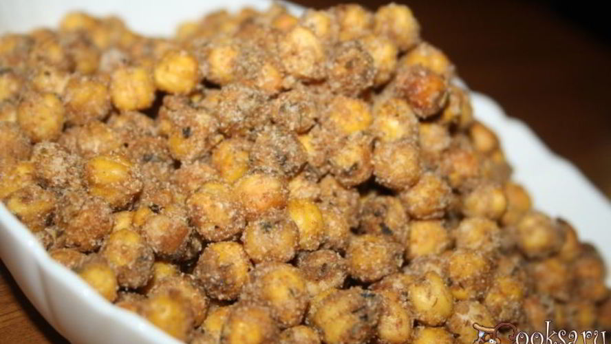 Рецепт запеченный нут к пиву