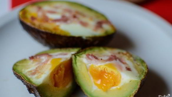 Рецепт Запеченные фаршированные авокадо