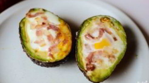 запеченные фаршированные авокадо