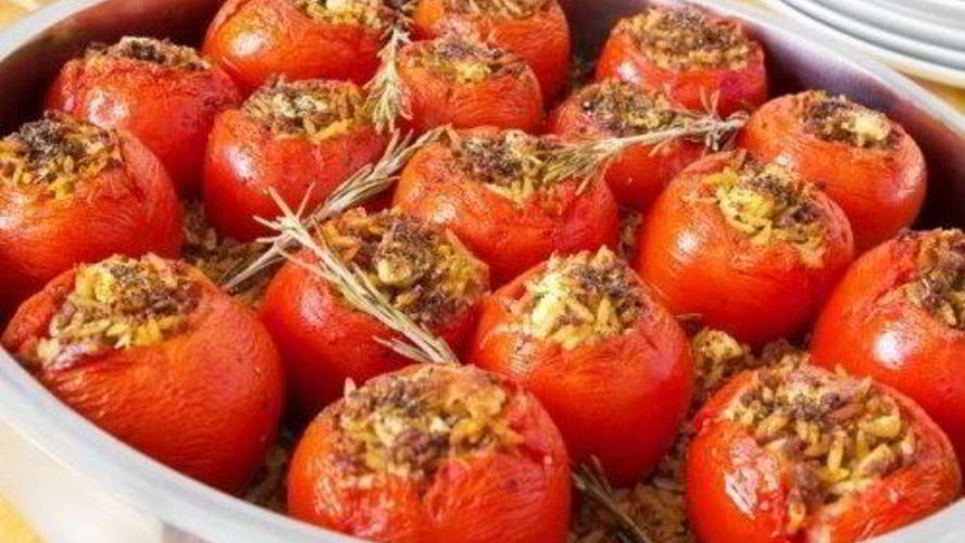 Рецепт запеченные помидоры с говяжьим фаршем