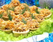 Закуски в тарталетках