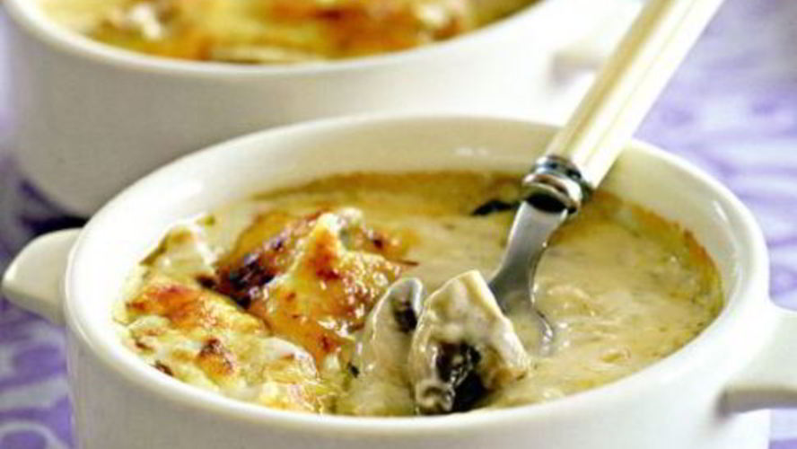 Рецепт грибной жюльен