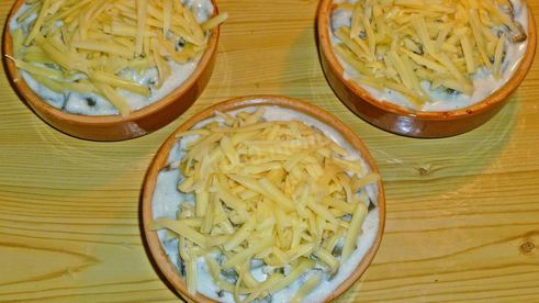 жульен с грибами и сметаной