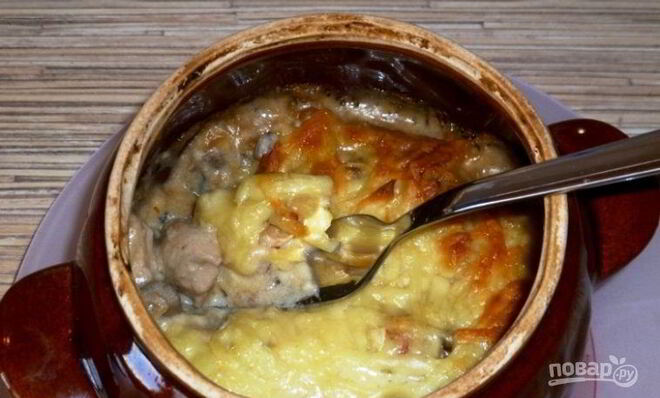 Жульен в горшочках