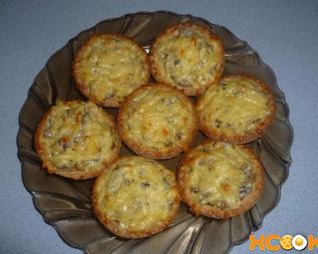 Жульен в тарталетках