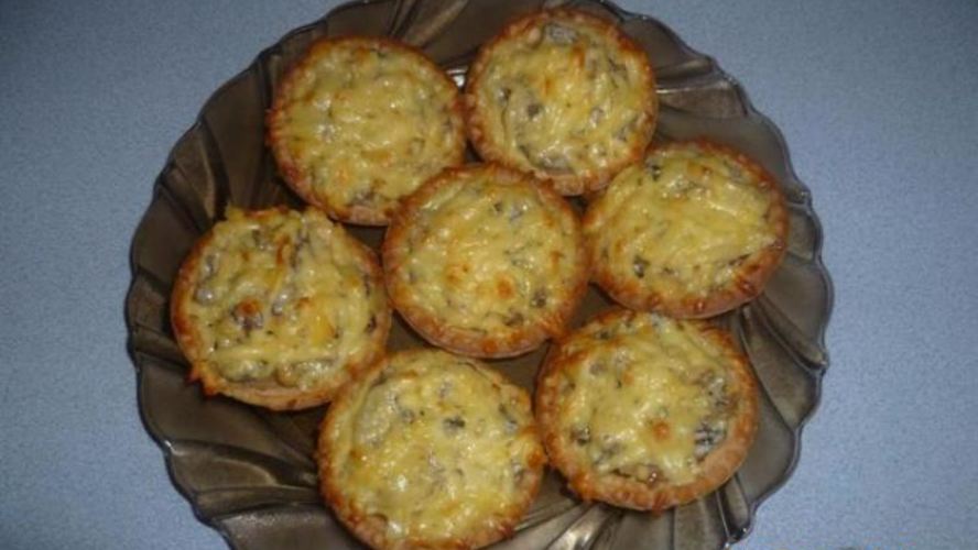 Рецепт жульен в тарталетках