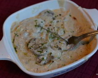 Жюльен с грибами