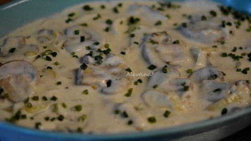 жюльен с грибами